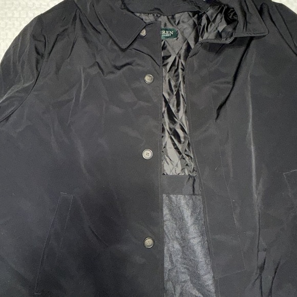 Lauren Ralph Lauren Men Waterproof Trench Coat Removable Wool Lining Size 56R - Picture 3 of 8